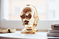 C-3PO decor on white surface