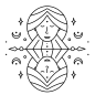 黄道十二宫星座图标LOGO图案水印免抠PNG图片 AI矢量 (105)