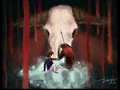 梵高的左耳  的插画 害羞的黑 截图。。。