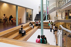 灵感酷丨ideakoool采集到丨A丨校园学校公共娱乐阅读活动空间