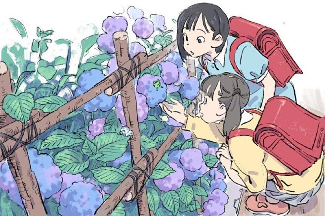 ❤关注公众号：星期五治愈星球，精美插画天...