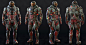 Red Alert- Com 4 Loves, Hossein Diba : Here are some of the characters we did for Red Alert, a chinese online game back in 2017. I worked as character art supervisor with my talented friends, Farzn Izadyar and HoOman Raad who brought these characters to l