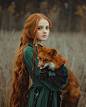 狐狸超话狐少女 摄影: Anastasiya Dobrovolskaya ​​​​