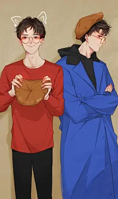 100张易烊千玺高清插画壁纸，千玺的迷妹们快存图吧