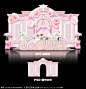 粉色公主城堡主题婚礼设计