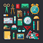 Flat Vector Stock on Behance