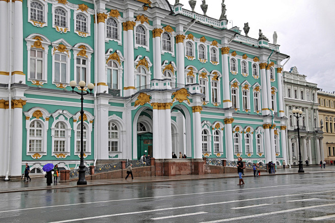 冬宫。圣彼得堡，俄罗斯