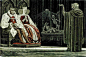 哈姆雷特插图 Savva Brodsky，1982 ... 来自春浓满楼情痴狂 - 微博