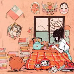 马克笔手绘少女插画：俏皮帅酷的潮玩女孩，梦幻糖果色青春味十足