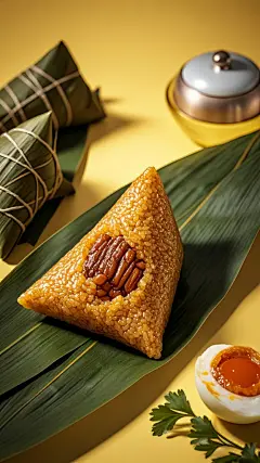 粽子米粽美味传统中式肉粽美食糯米