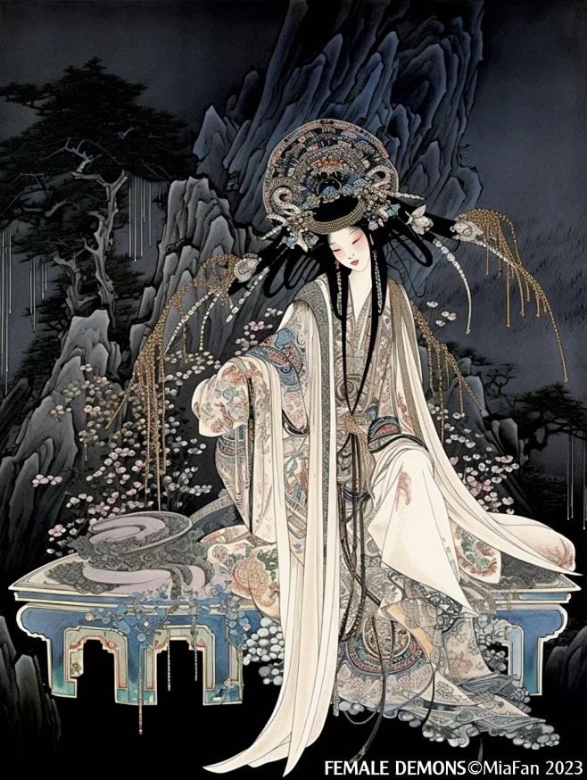 华丽鬼魅国风｜西游记灵感的女妖精图鉴