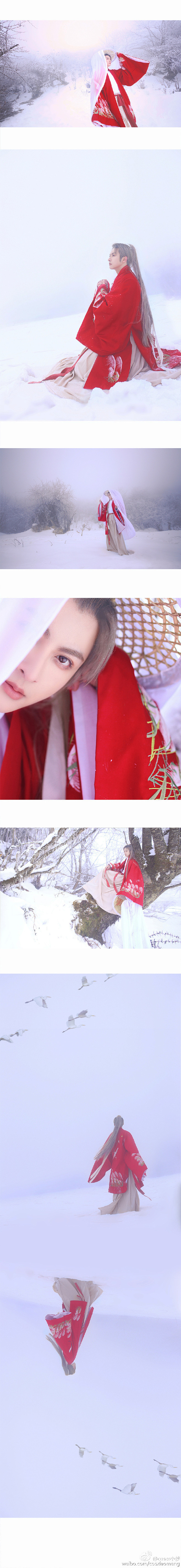 #汉服私影#  【 白鹭 -  源】
—...