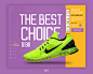 Nike Sneakers Web : Site design. Sneakers