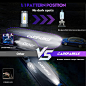 Amazon.com: CARSPARKLE Bombillas LED 9005/HB3 para faros delanteros, 600% más brillantes, 6500 K, luz blanca fría, sin ventilador, kit de conversión LED, luz antiniebla de haz Hi/Lo, 1000 lm, IP68, impermeable, paquete de 2 : Automotriz