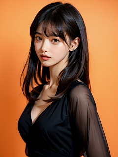 Paydon采集到橙汁少女