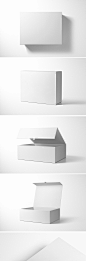 高端精美翻盖礼品盒包装盒子纸盒VI展示PSD智能贴图样机设计素材-淘宝网