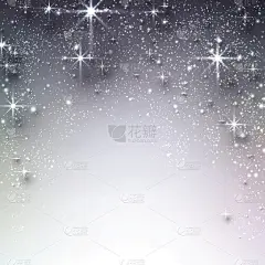 冬天星星圣诞背景。