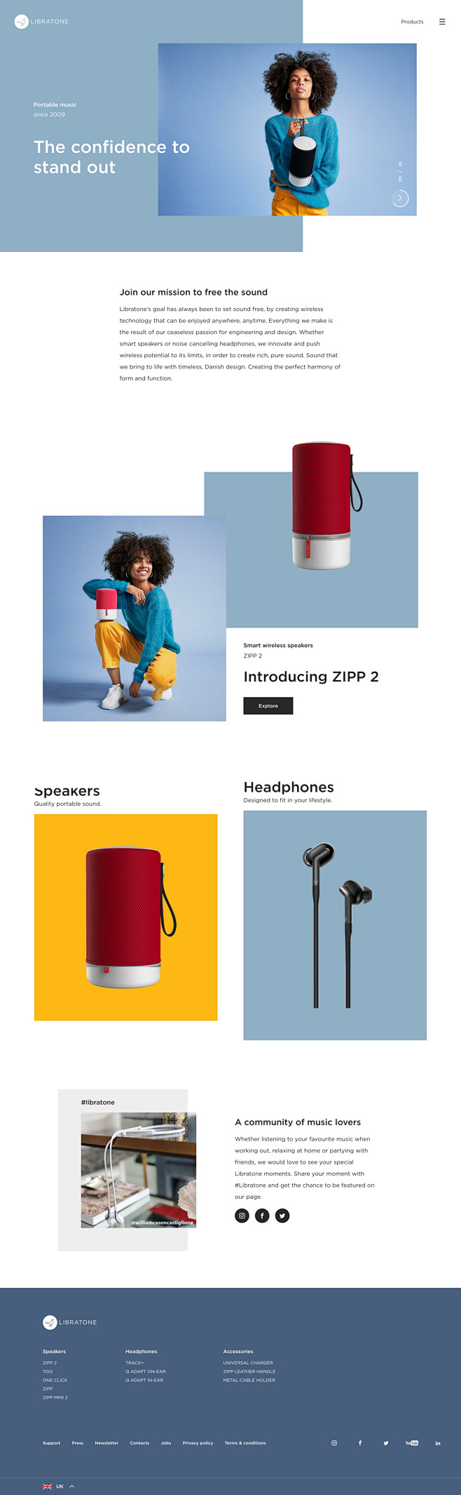 Libratone 网站 UI 采集<a...