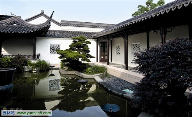 中式庭院景观布局