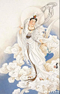 工笔画 | 李唐工笔画作品、莲花观世音菩萨