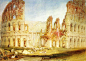 Rome, The Colosseum - 透纳作品J.M.W. Turner,无水印高清图 - 麦田艺术