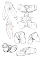 #设计秀# 人体结构-胯部绘画参考教材！拿去练习吧~转需！ ​​​​