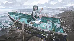 精彩绝美“高级灰” 日本国家队级别的画师VOL.516 れおえん_哔哩哔哩_bilibili