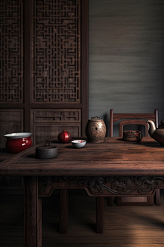 Bald-采集到古风/C4D/日常/商务/手/灵感/禅意/场景/背景素材