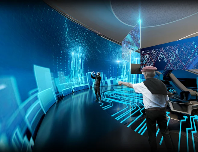 Exhibition Hall Technology内的花瓣采集图片-==无==