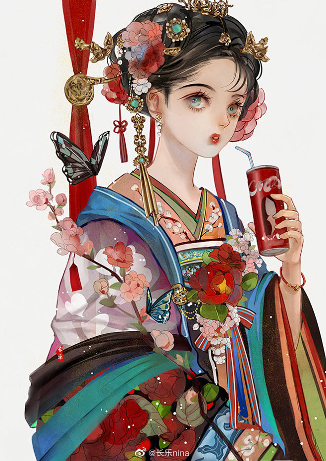 〔 古风美人 〕作者' 长乐nina