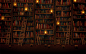 General 1920x1200 books Vladstudio shelves libraries ladders candles