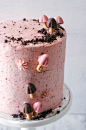 STRAWBERRY AND CHOCOROOM CAKE