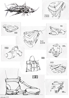 湘湘子采集到工业设计草图