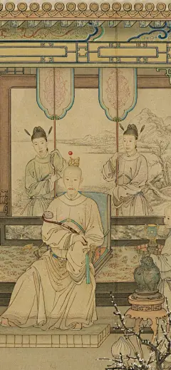 清   佚名   弘历古装行乐图