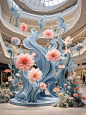 流动花朵装置_7_云境｜美陈展览_来自小红书网页版