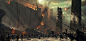 baptiste-forey-baptiste-forey-cocnept-art-illustration-matte-painting-lord-of-the-ring-isengard-uruk-battle-siege-fortress-gondor