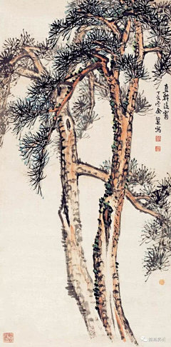 十一幺1采集到国画树