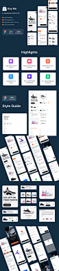  电子商务App移动应用程序iOS UI套件  