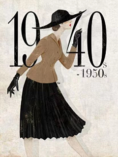 JY色彩形象穿衣搭配采集到1930-1940