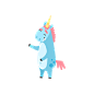 【点击下载超高清PNG免扣素材】Emotional Unicorn Set 萌萌的独角兽表情图标【欢迎关注下载矢量文件】