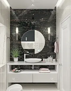 当代主卫设计理念，3D渲染