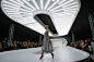 mary katrantzou fashion show set runway fashionweek