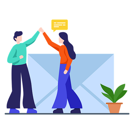 Marketing Mail Illus...