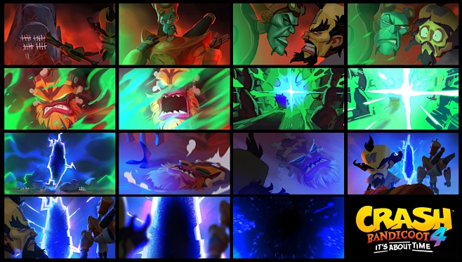 CRASH BANDICOOT 4 Illustrations图片_分镜 故事板图片素材-花瓣网