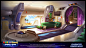 Spaceship interior design