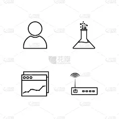 蜘蛛网,轮廓,计算机图标,简单,商务,图表,计算机,技能,技术,布置
