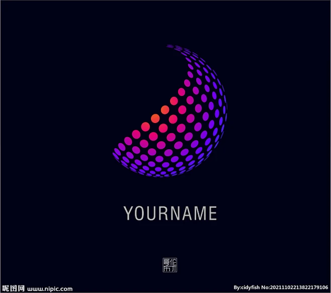 波点logo-花瓣网