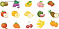 水果手绘立体图形AI|背景画|菠萝|餐饮美食|草莓|猕猴桃|苹果|葡萄|生活百科|矢量素材|柿子|手绘画|手绘图标|手绘图形|水彩画|桃子|图标|图形|图形设计|西瓜|香蕉|樱桃