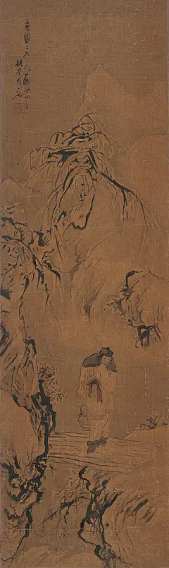 苏六朋——人物山水画欣赏  |  
苏六朋(1791—1862)，广东顺德人。字枕琴，号怎道人、怎叔、南水村佬、南溪渔隐、浮山樵者、石楼吟叟、南水人、南水渔郎、浮山山人、浮山七十二洞天樵子等。中国清代画家。能书隶草行多种字体;能画山水人物花鸟。宗法赵子昂、唐伯虎、仇十渊、吴伟、黄慎，又亲得罗浮山僧德坤的真传，画技娴熟高超，既能作端秀精细的工笔画，也能作粗毫写意的简笔画。尤善画人物，绘写了不少盲公、卖艺人等市井人物，是广东画坛上独树一帜的画家。