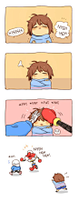 2016-03-10-817080.jpeg (433×1116)#传说之下 Undertale# #Frisk# #Papyrus# #Sans#